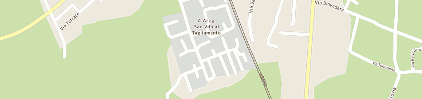 Mappa della impresa bottos sementi (srl) a SAN VITO AL TAGLIAMENTO