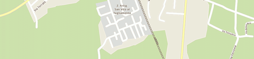 Mappa della impresa officina meccanica mussio di mussio f e c snc a SAN VITO AL TAGLIAMENTO
