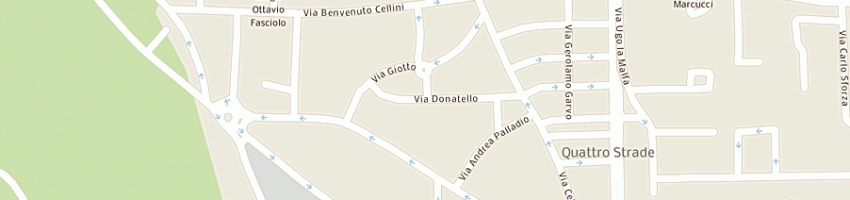 Mappa della impresa sas di mastroiaco fabiano e c a RIETI