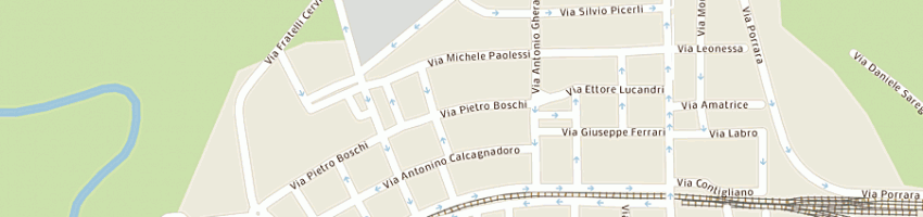 Mappa della impresa mazza alessandro a RIETI