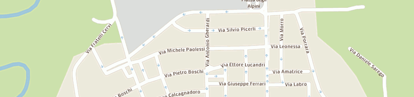 Mappa della impresa sersoc - snc di perotti enrico andrea e francesco a RIETI