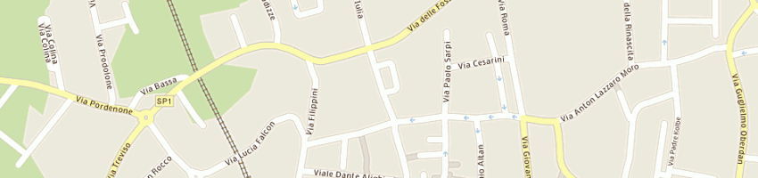 Mappa della impresa pascatti giovanni a SAN VITO AL TAGLIAMENTO