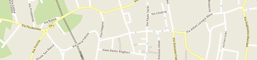 Mappa della impresa ago d'oro di albini ermelinda e csnc a SAN VITO AL TAGLIAMENTO