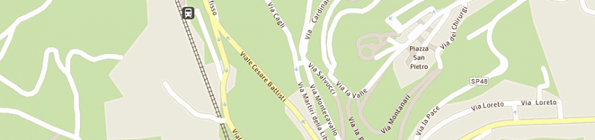 Mappa della impresa parrucchieri amoa unisex a SASSOFERRATO