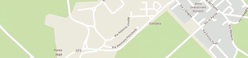 Mappa della impresa fulvi simone a MONTEFELCINO