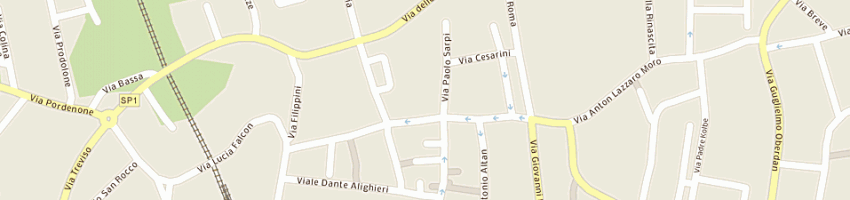 Mappa della impresa mid assifin snc di bottos marco e c a SAN VITO AL TAGLIAMENTO