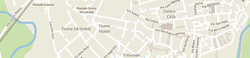 Mappa della impresa tintoria la modernissima a RIETI