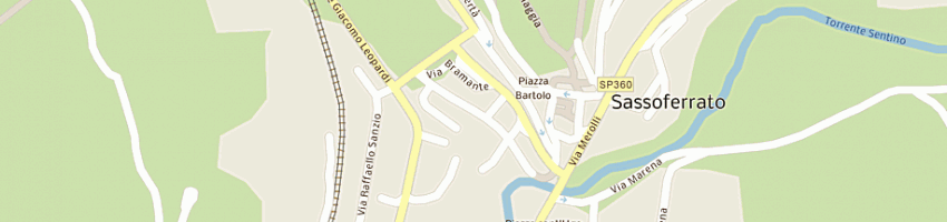 Mappa della impresa cna service srl a SASSOFERRATO