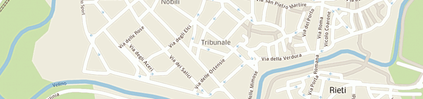 Mappa della impresa minichelli vinicio a RIETI