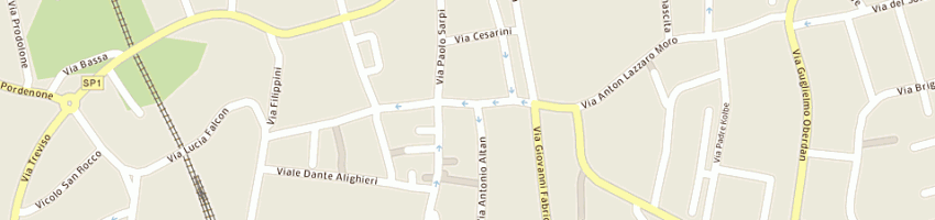 Mappa della impresa ruggieri pasquale a SAN VITO AL TAGLIAMENTO