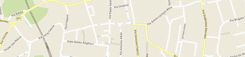 Mappa della impresa brocca sergio studio tecnico a SAN VITO AL TAGLIAMENTO