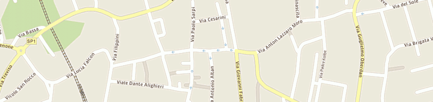 Mappa della impresa cozzi margherita a SAN VITO AL TAGLIAMENTO