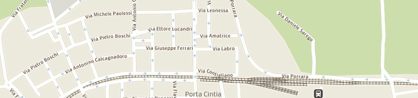 Mappa della impresa studio assto di progettaz mga engineering di leoncini giansanti ragaglini a RIETI