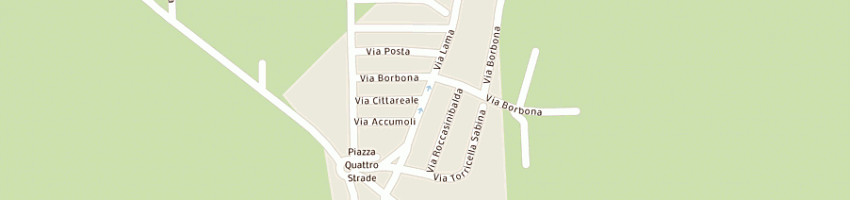 Mappa della impresa centro contabilita' compiuterizzata 3l di e de sanctis a RIETI