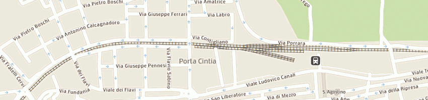 Mappa della impresa conti francesco srl a RIETI