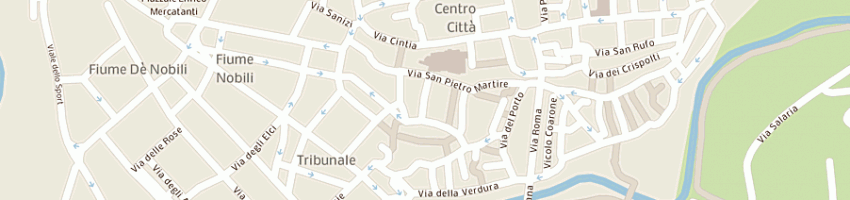 Mappa della impresa studio santoprete sas a RIETI