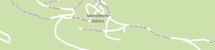 Mappa della impresa comune a MONTELEONE SABINO