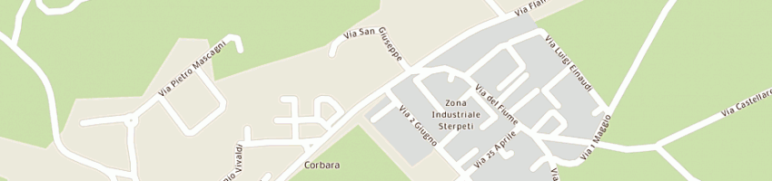 Mappa della impresa bsc srl a MONTEFELCINO