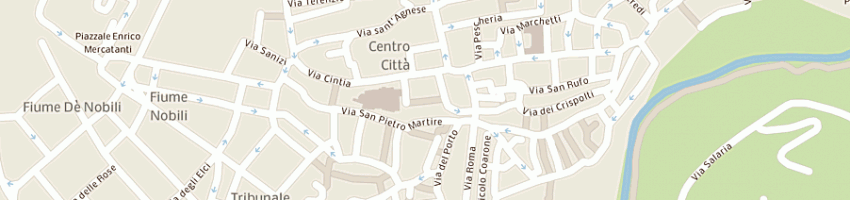 Mappa della impresa parrocchia cattedrale a RIETI