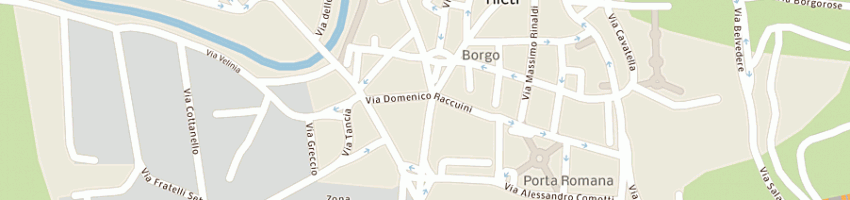 Mappa della impresa moda lane sas di palmegiani maura e c a RIETI