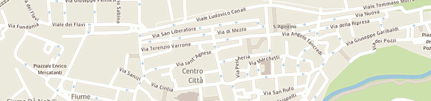 Mappa della impresa la fonte delle carni di tarquini r a RIETI