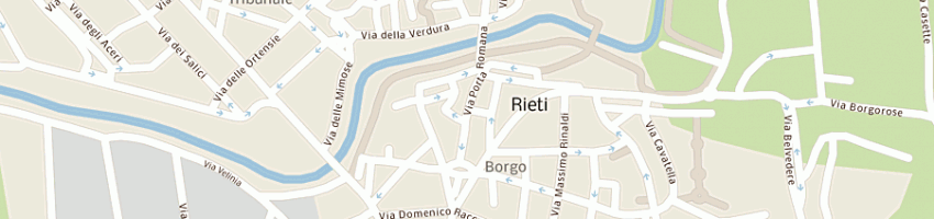 Mappa della impresa cornici il quadro a RIETI
