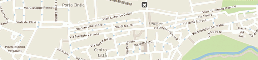 Mappa della impresa rag luisella scardaoni commercialista a RIETI