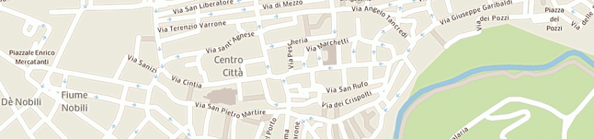 Mappa della impresa poste italiane a RIETI