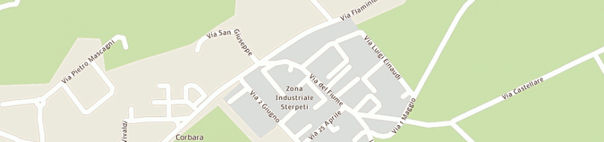 Mappa della impresa iric di giaccoli renato e c sas a MONTEFELCINO