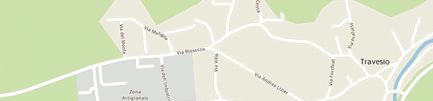 Mappa della impresa parrucchiera salvadori paola a TRAVESIO