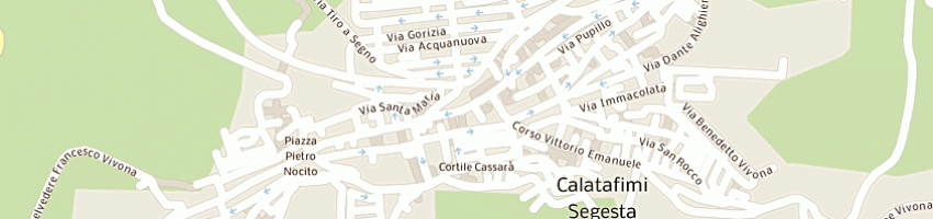 Mappa della impresa ancona pietro e maiorana francesco snc a CALATAFIMI SEGESTA