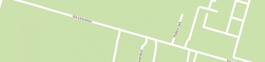 Mappa della impresa centro addestramento e sperimentazione artiglieria controaerei a LATINA