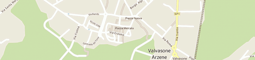 Mappa della impresa tosi claudio e norman snc a VALVASONE