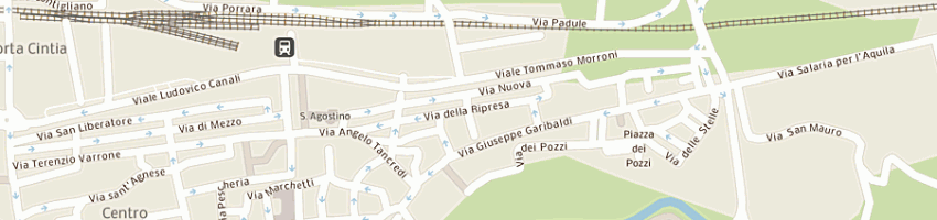 Mappa della impresa libreria scuola ufficio maria a RIETI