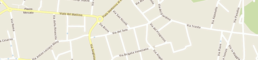 Mappa della impresa m team di fabio molinaro e c sas a SAN VITO AL TAGLIAMENTO