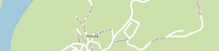 Mappa della impresa municipio a PREONE