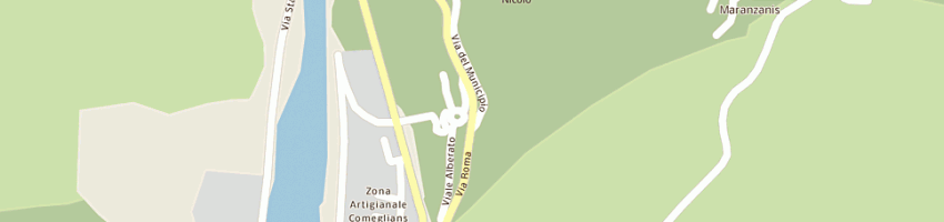 Mappa della impresa ferramenta franco de antoni e c sas a COMEGLIANS