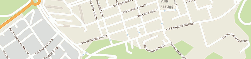 Mappa della impresa fabbri daniele a PESARO