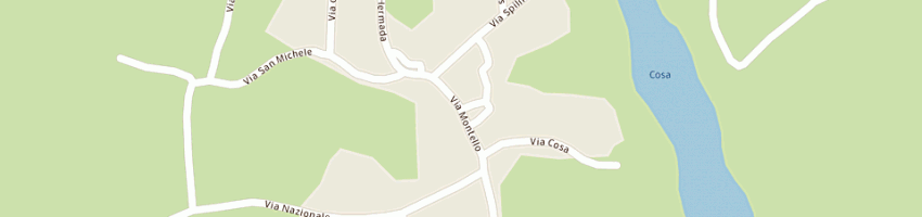 Mappa della impresa trattoria al caminetto a SPILIMBERGO