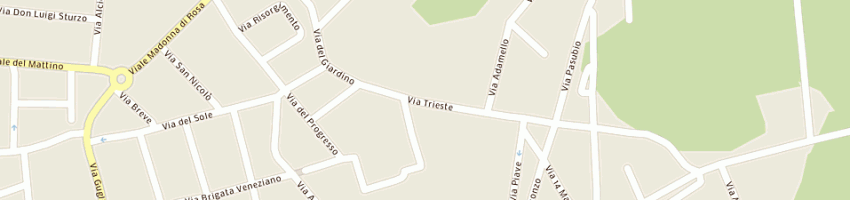 Mappa della impresa rizzetto paolino a SAN VITO AL TAGLIAMENTO