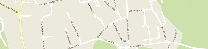 Mappa della impresa progetti di sviluppo organizzativo sas di ing m sabaini e c a PORDENONE