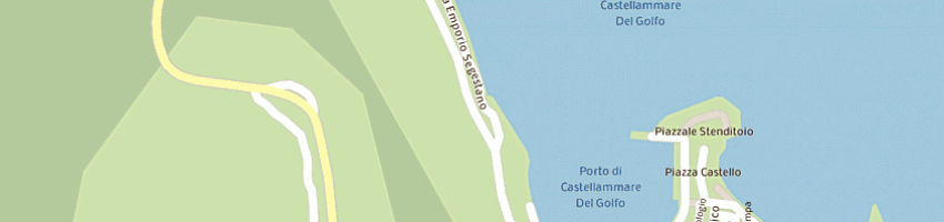 Mappa della impresa club nautico srl a CASTELLAMMARE DEL GOLFO