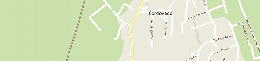 Mappa della impresa dreon daniela a CORDOVADO