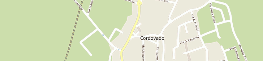Mappa della impresa cesarano francesco e c snc a CORDOVADO