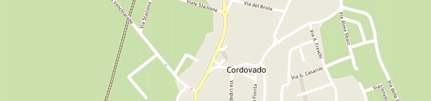 Mappa della impresa peschiutta giancarlo a CORDOVADO