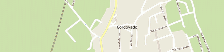 Mappa della impresa bar caffe' cecchini a CORDOVADO
