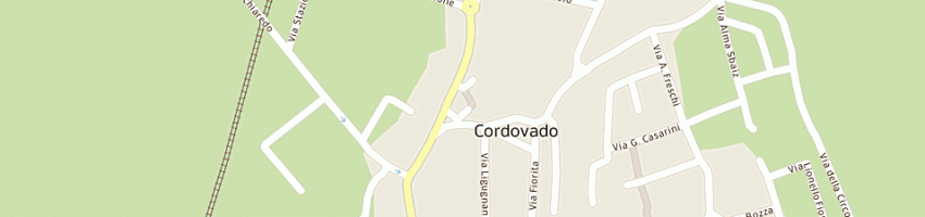 Mappa della impresa bar gelateria al borgo sas di bajric merima e c a CORDOVADO