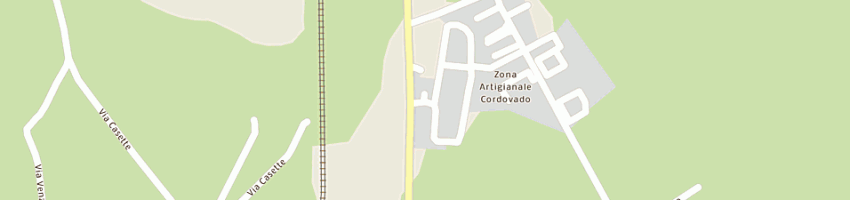 Mappa della impresa trevisan francesco e martinuzzi diego snc a CORDOVADO