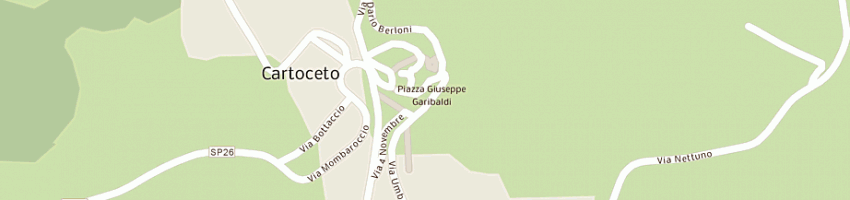 Mappa della impresa farmacia donati lucio a CARTOCETO