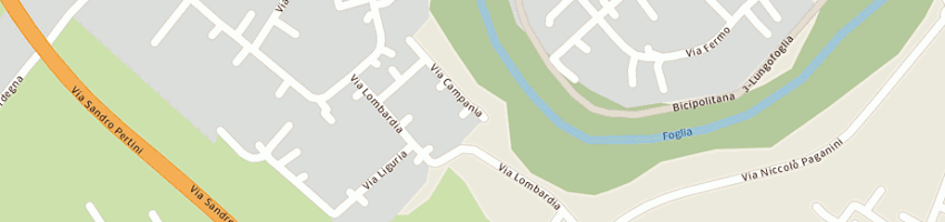 Mappa della impresa oma di arduini pierluigi e c (snc) a PESARO
